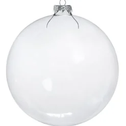 Badaboum Grosse Boule De Noel En Verre Transparent 15Cm Sale