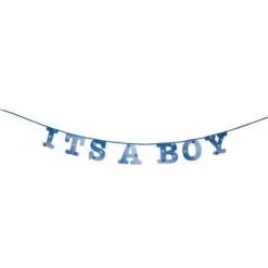 Guirlande Baby Shower Gar On Bleu Ciel Theme D Co Baby Shower