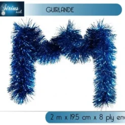 Badaboum Guirlande Boa Bleu