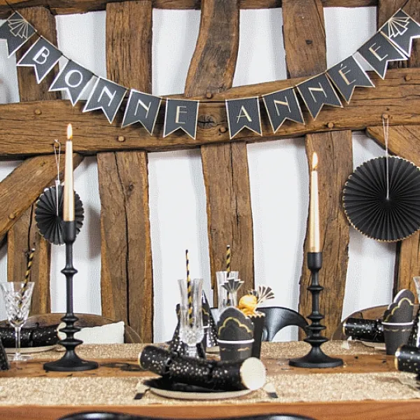 Badaboum Guirlande Bonne Ann E Avec Lettres 2M New