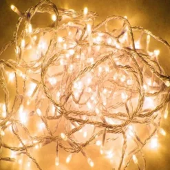 Badaboum Guirlande Clignotante & Electrique 120 Led Blanc Chaud New