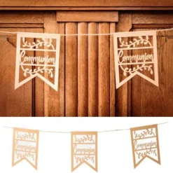 Best Guirlande Communion Kraft Theme Communion