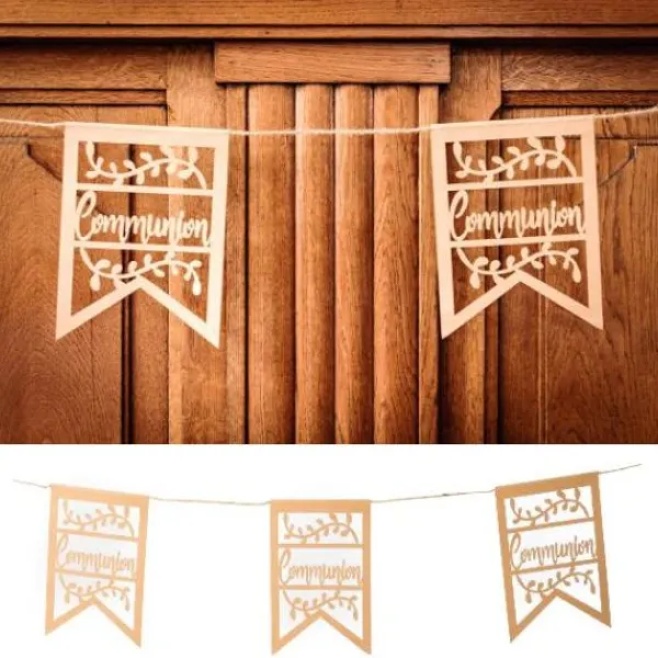 Best Guirlande Communion Kraft Theme Communion