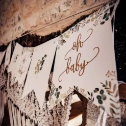 Outlet Guirlande D Coration De Salle Oh Baby Theme D Co Baby Shower