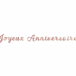 Outlet Guirlande D Corative Joyeux Anniversaire Rose Gold 2M Theme Joyeux Anniversaire