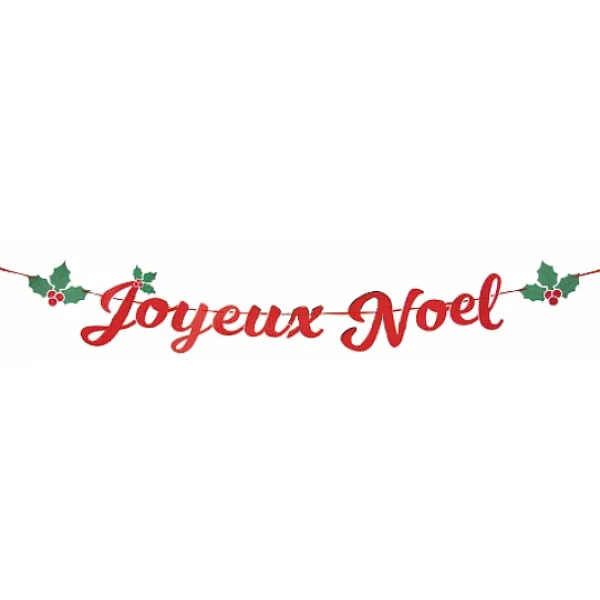 Badaboum Guirlande Décorative Joyeux Noel 2M Hot