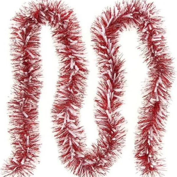 Badaboum Guirlande De Noel Bicolore Rouge Et Blanc Sale