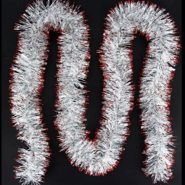 Badaboum Guirlande De Noel Blanche Liser Rouge Hot