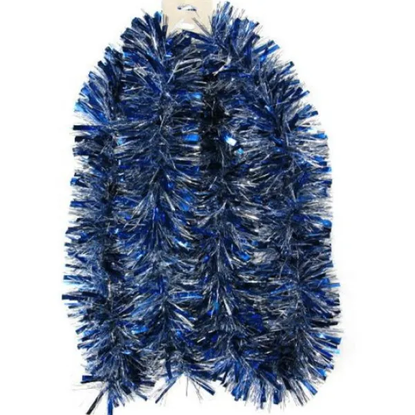 Badaboum Guirlande De Noel Bleu Argent 13Cm X 2 M Tres New