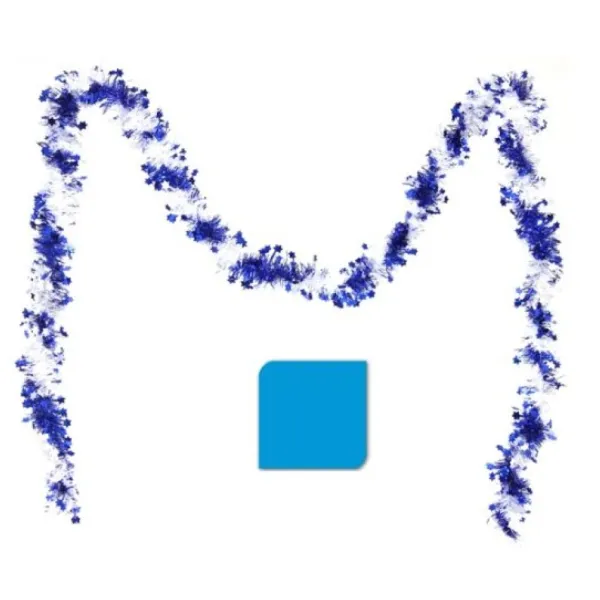 Badaboum Guirlande De Noel Etoile Turquoise Ou Bleu Hot