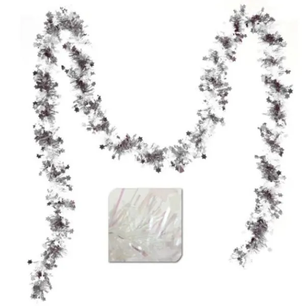 Badaboum Guirlande De Noel Etoile Blanc / Argent Best