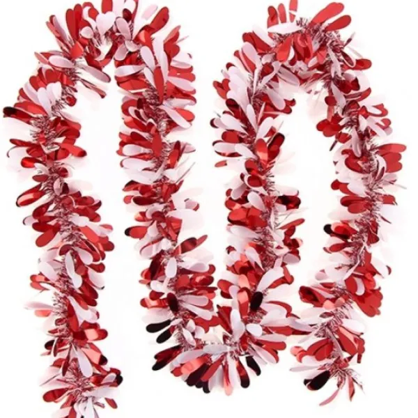 Badaboum Guirlande De Noel Goutte D'Eau Rouge Et Blanc Sale