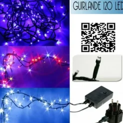 Badaboum Guirlande De Noel Lumineuse Ext Rieur Int Rieur 120 Led New