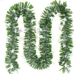 Badaboum Guirlande De Noel Nature Avec Etoiles Iris Es Best