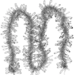 Badaboum Guirlande De Noel Oeillets Argent