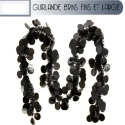 Badaboum Guirlande De Noel Pastille Ronde Large Noire Best