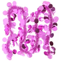 Badaboum Guirlande De Noel Pastille Ronde Rose Outlet