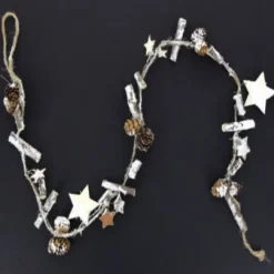 Badaboum Guirlande De Noel Pomme De Pin Avec Etoile Best