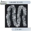 Badaboum Guirlande De Noel Scintillante Brillante Argent Outlet