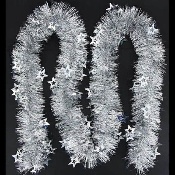 Badaboum Guirlande De Noel Scintillante Etoile Argent Sale