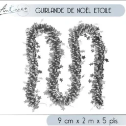 Badaboum Guirlande De Noel Toile Argent Outlet
