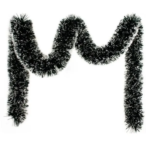 Badaboum Guirlande De Noel Verte Large Avec Bout Blanc New