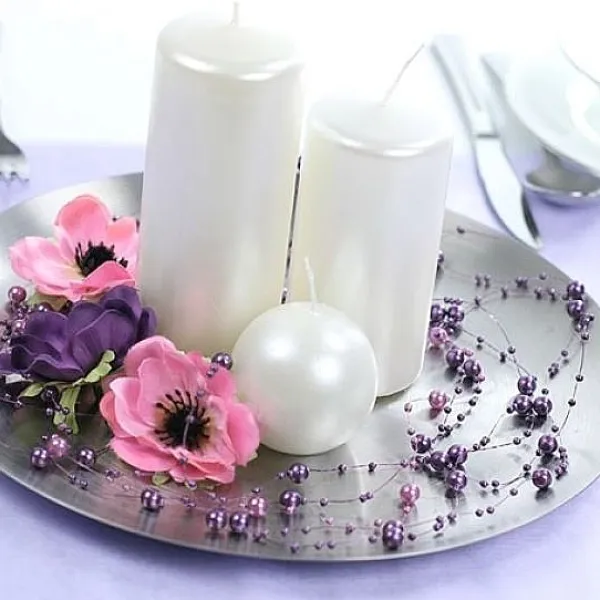 Badaboum Guirlande De Perle Decorative Bleu Marine Discount