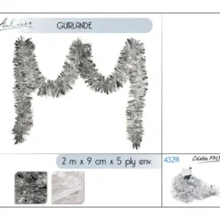 Badaboum Guirlande De Sapin De Noel Blanc Hot