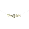 Outlet Guirlande Deco Happy Birthday Or 2.5M Theme Joyeux Anniversaire