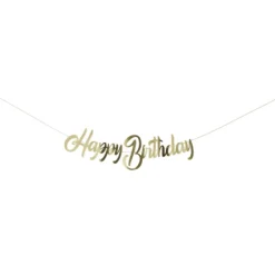 Outlet Guirlande Deco Happy Birthday Or 2.5M Theme Joyeux Anniversaire