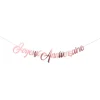 Hot Guirlande Deco Joyeux Anniversaire Rose Gold 2.5M Theme Joyeux Anniversaire