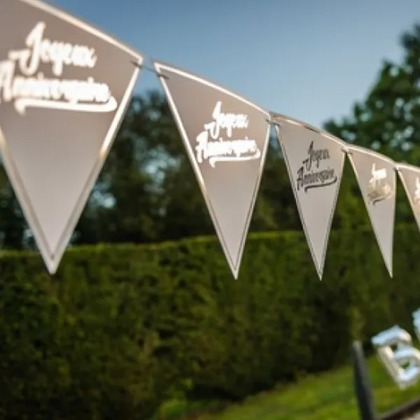 Outlet Guirlande Decoration Joyeux Anniversaire Argent Theme Joyeux Anniversaire