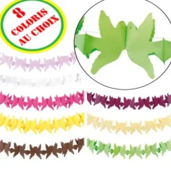 Best Guirlande Decoration Mariage Colombe Theme Colombe