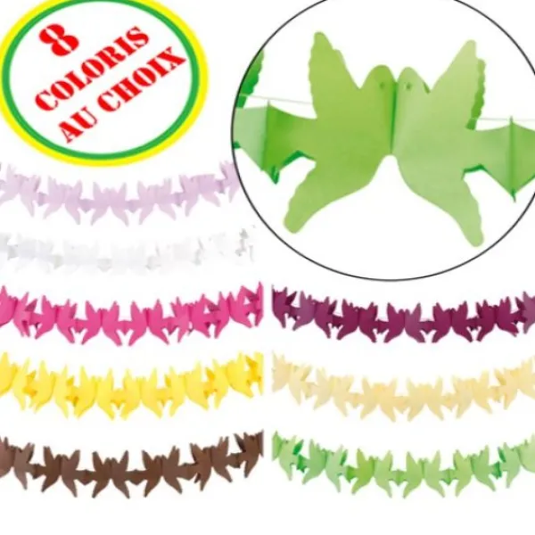 Best Guirlande Decoration Mariage Colombe Theme Colombe