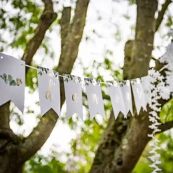 Discount Guirlande Fanions B B D'Amour Or Theme D Co Baby Shower