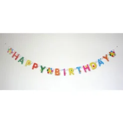 Best Guirlande Happy Birthday Smile Theme Joyeux Anniversaire