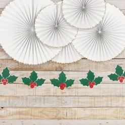 Badaboum Guirlande Houx De Noel 3 M Tres New