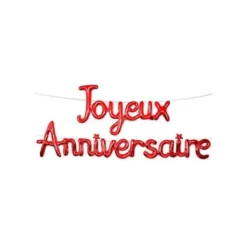 Discount Guirlande Joyeux Anniversaire Rouge Theme Joyeux Anniversaire