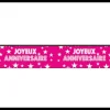 Online Guirlande Joyeux Anniversaire Fuchsia Theme Joyeux Anniversaire