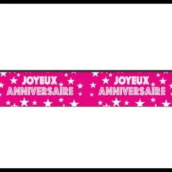 Online Guirlande Joyeux Anniversaire Fuchsia Theme Joyeux Anniversaire