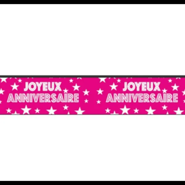 Online Guirlande Joyeux Anniversaire Fuchsia Theme Joyeux Anniversaire