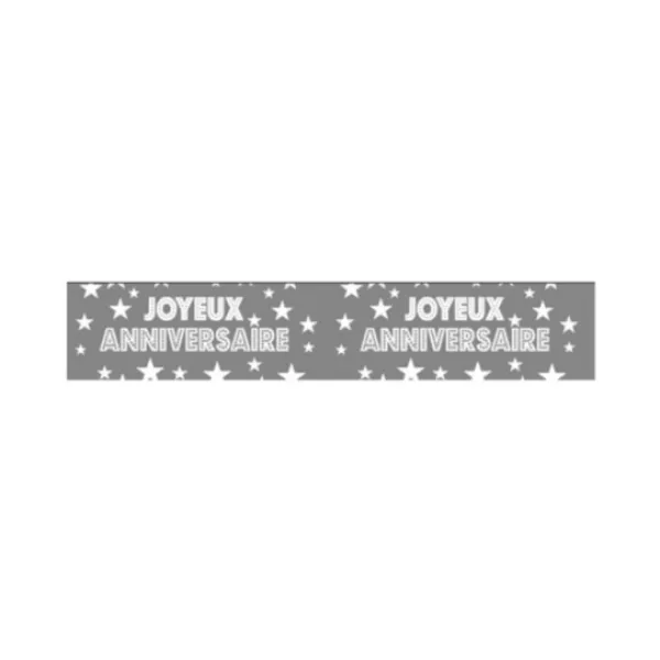 Sale Guirlande Joyeux Anniversaire Gris Theme Joyeux Anniversaire