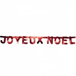 Badaboum Guirlande Joyeux No L Carton Rouge 1M Discount