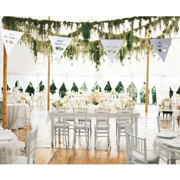 Badaboum Guirlande Just Married Blanc