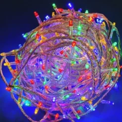 Badaboum Guirlande Lectrique De Noel 120 Leds Multicolore Fixe Et Flash