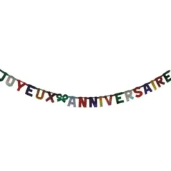 Hot Guirlande Lettre Joyeux Anniversaire G Ante Holographique 3.50M Theme Joyeux Anniversaire