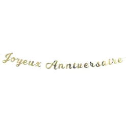 Sale Guirlande Lettres Joyeux Anniversaire Or 2M Theme Joyeux Anniversaire