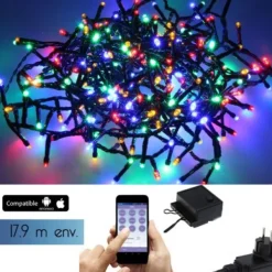 Badaboum Guirlande Lumineuse 180 Led Multicolore Avec Appli Smartphone Best