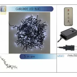 Badaboum Guirlande Lumineuse 400 Led Blanc Avec Telecommande Best