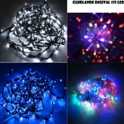 Badaboum Guirlande Lumineuse De Noel Digital 128 Leds Clearance